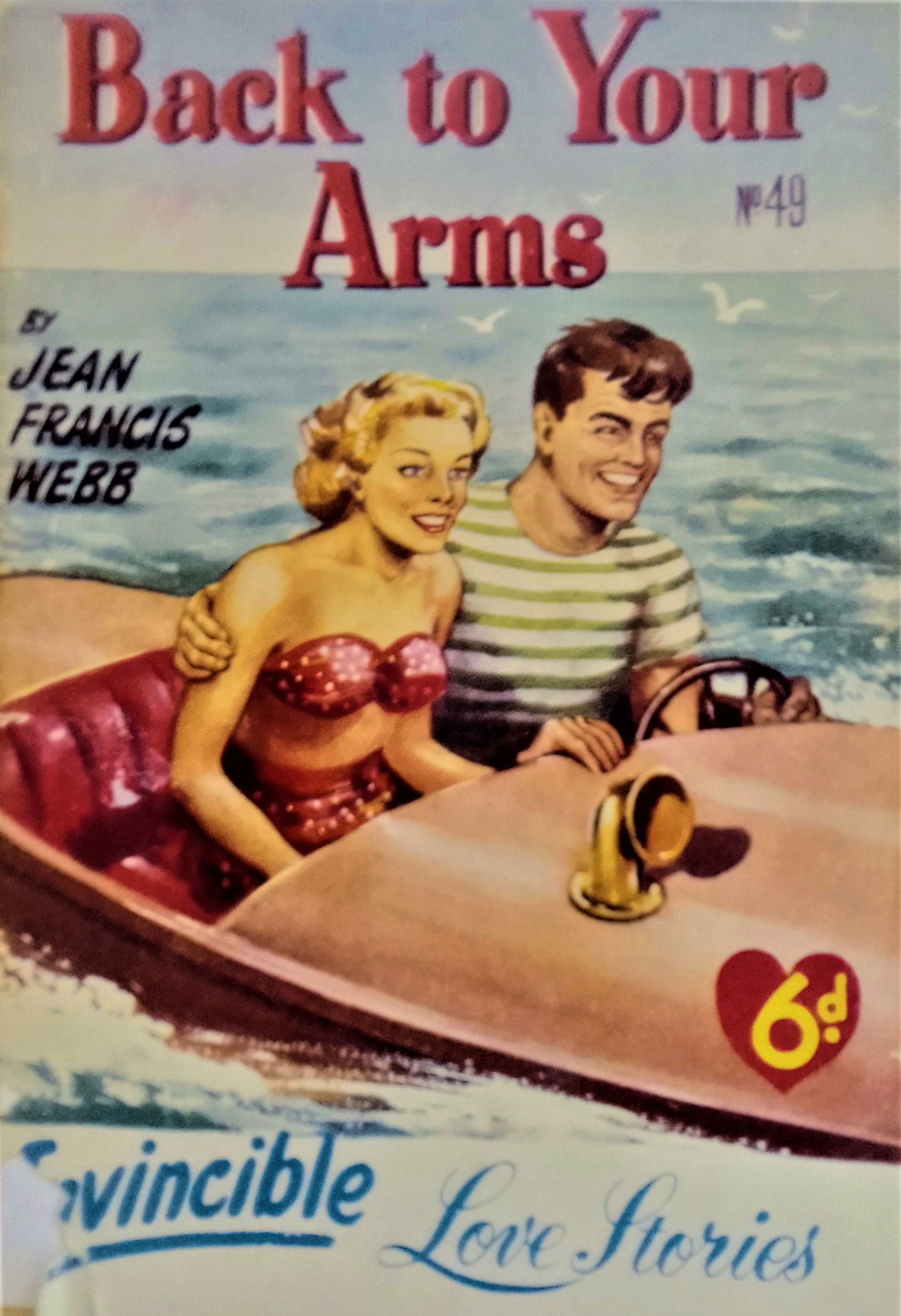 Invincible Love Stories (Invincible, 1948 series) #49 — Back to Your Arms ([May 1950?])