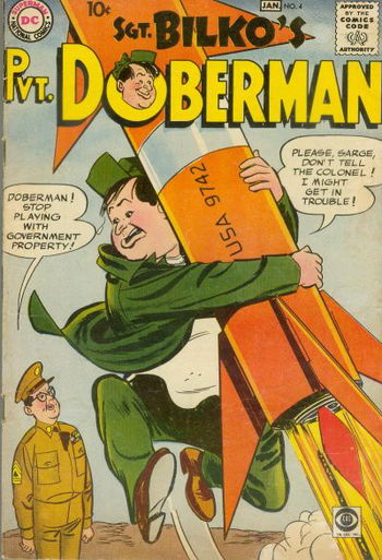 Sgt. Bilko's Pvt. Doberman (DC, 1958 series) #4 (January 1959)