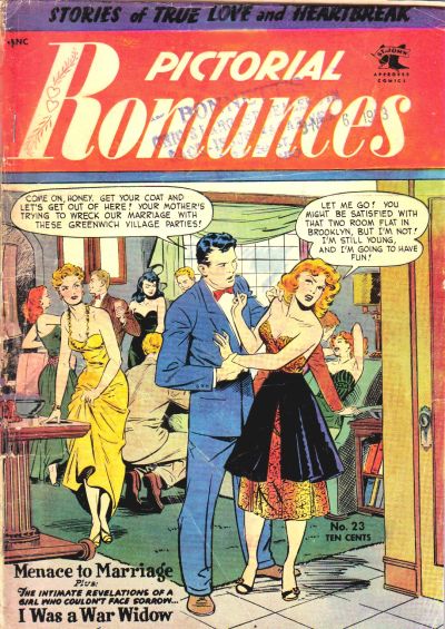 Pictorial Romances (St. John, 1950 series) #23 (January 1954)