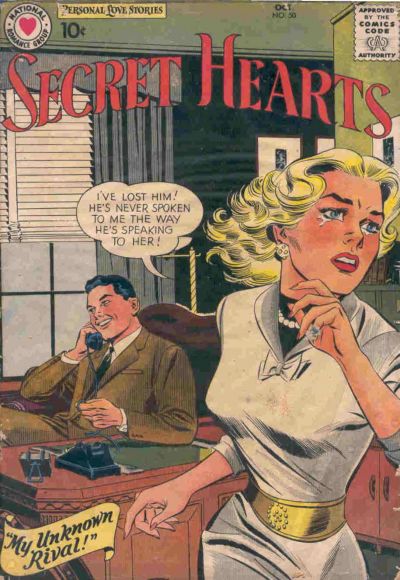 Secret Hearts  #50 (October 1958)