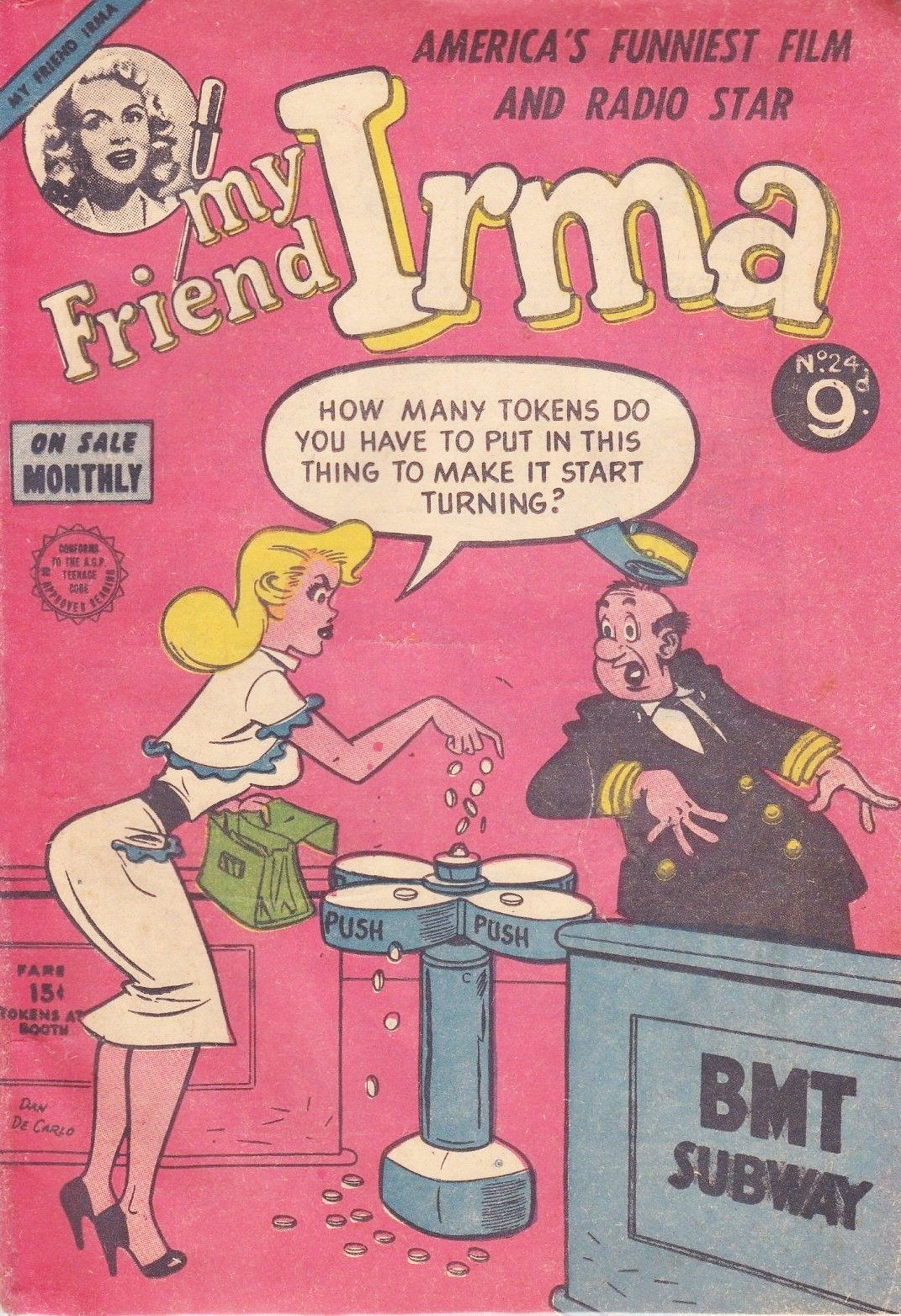 My Friend Irma (Transport, 1953? series) #24 ([August 1955?])