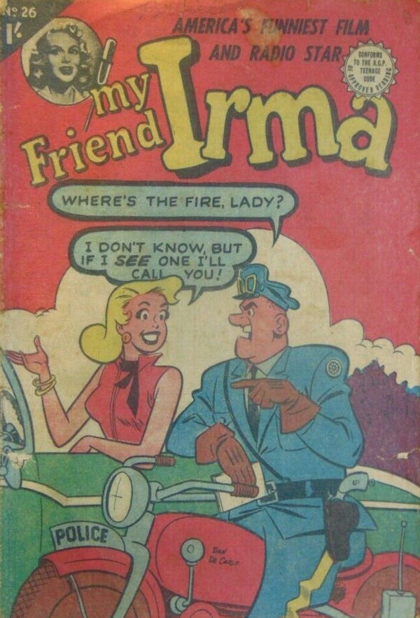 My Friend Irma (Transport, 1953? series) #26 [October 1955?]