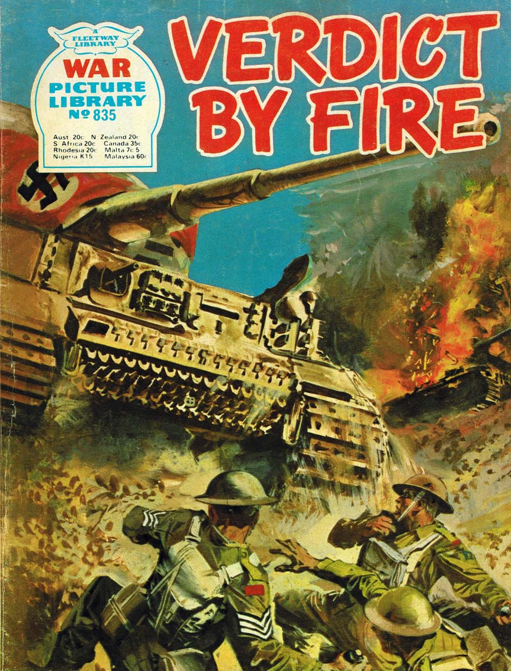 War Picture Library (Fleetway, 1958 series) #835 ([March 1973?])