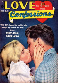 Love Confessions (Quality, 1949 series) #10 July 1951