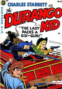 Charles Starrett as the Durango Kid (Magazine Enterprises, 1949 series) #29 May-June 1954