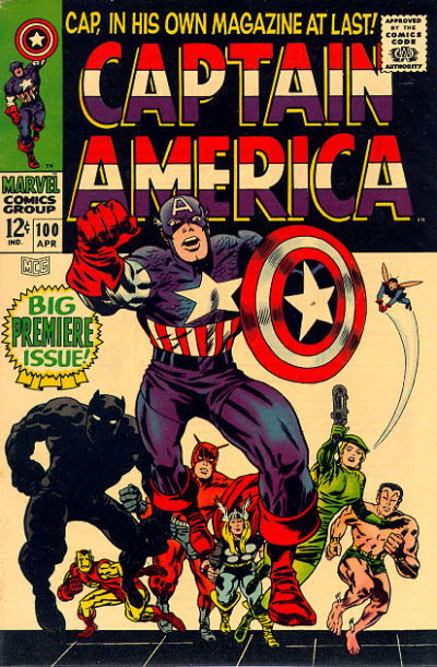 Captain America (Marvel, 1968 series) #100 April 1968