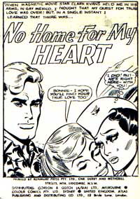 Twin Hearts (Colour Comics, 1958 series) #79 — No Home for My Heart (page 1)