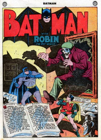 Batman (DC, 1940 series) #38 — The Carbon Copy Crimes (page 1)