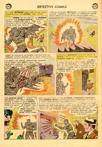 Detective Comics (DC, 1937 series) #275 — The Zebra Batman (page 10)