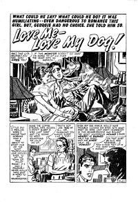 Young Love (Atlas, 1951? series) #29 — Love Me - Love My Dog! (page 1)