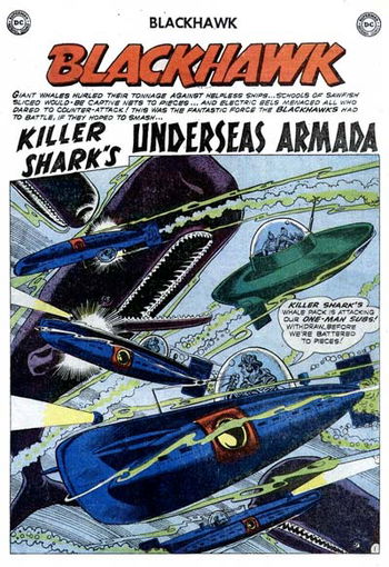 Blackhawk (DC, 1957 series) #139 — Killer Shark's Underseas Armada (page 1)