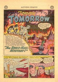 The Space-Mail Mystery! (<span class="fw-500">Action Comics</span>  #181 (June 1953)), page 1