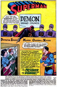 The Prisoner of Demon! [part 1] (<span class="fw-500">Superman</span>  #191 (November 1966)), page 1