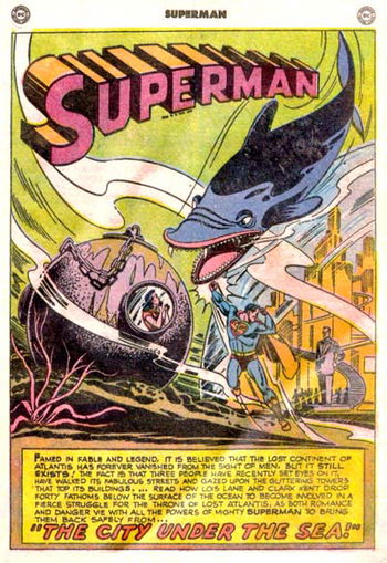 Superman (DC, 1939 series) #67 — The City Under the Sea (page 1)