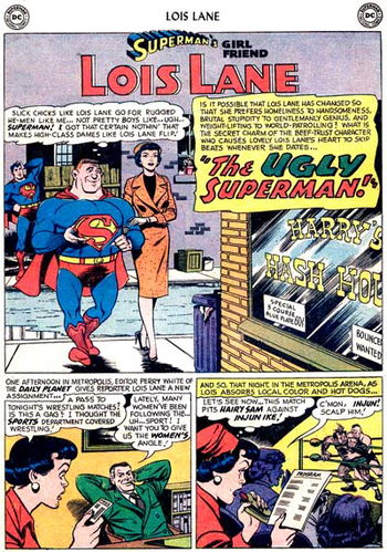 Superman's Girl Friend, Lois Lane (DC, 1958 series) #8 — The Ugly Superman! (page 1)