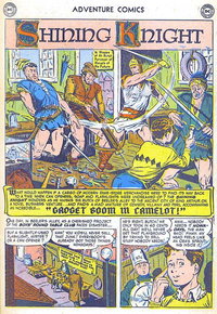 Gadget Boom in Camelot! (<span class="fw-500">Adventure Comics</span>  #165 (June 1951)), page 1