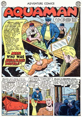 Adventure Comics (DC, 1938 series) #177 — The Man Who Was Aquaman's Double! (page 1)