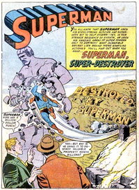 Superman, Super-Destroyer (<span class="fw-500">Action Comics</span>  #214 (March 1956)), page 1