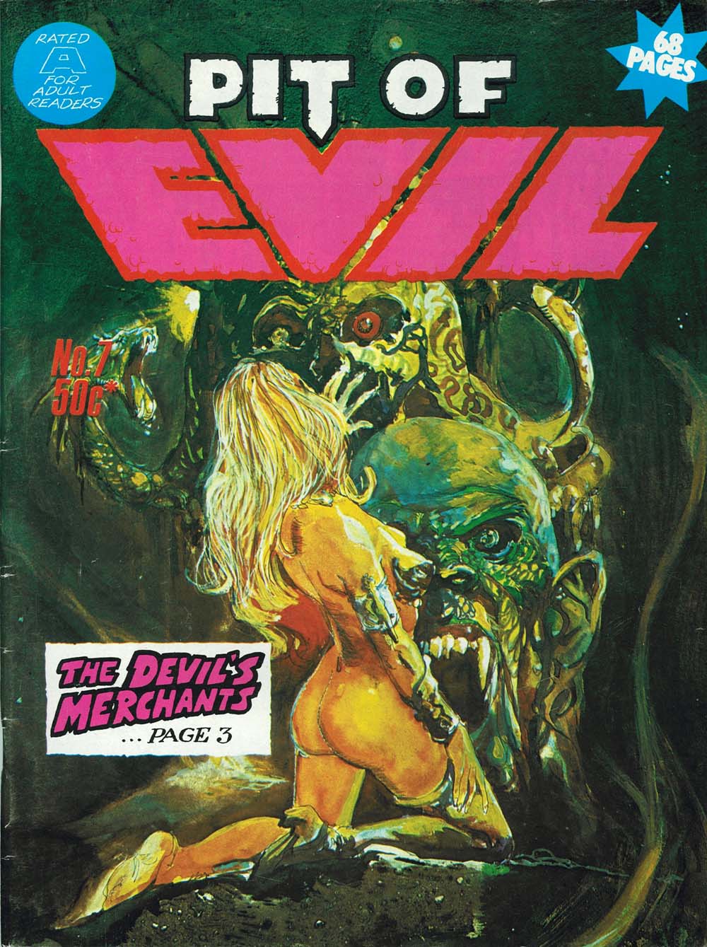Pit of Evil (Gredown, 1975 series) #7 ([October 1977?])
