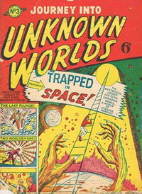 Journey into Unknown Worlds (Times, 195- series)  #3 ([1953?]) — Trapped in Space!