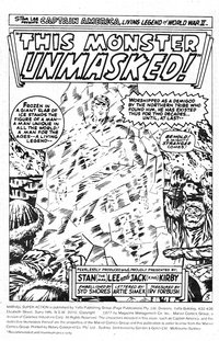 Marvel Super Action (Yaffa/Page, 1977 series)  #1 ([March 1977?]) — This Monster Unmasked