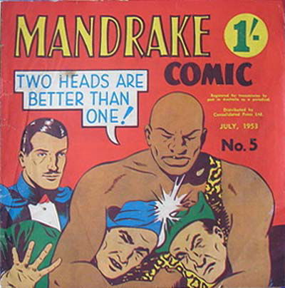 Mandrake Comic (Consolidated, 1953 series) #5 (July 1953)