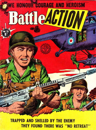 Battle Action (Horwitz, 1954 series) #71 February 1961