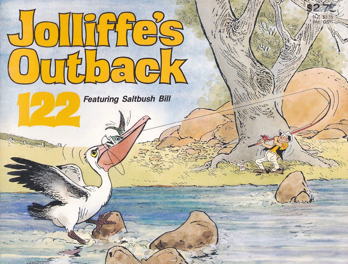 Jolliffe's Outback Cartoons & Australiana (Jolliffe, 1979? series) #122 — Jolliffe's Outback Featuring Saltbush Bill ([October 1987?])