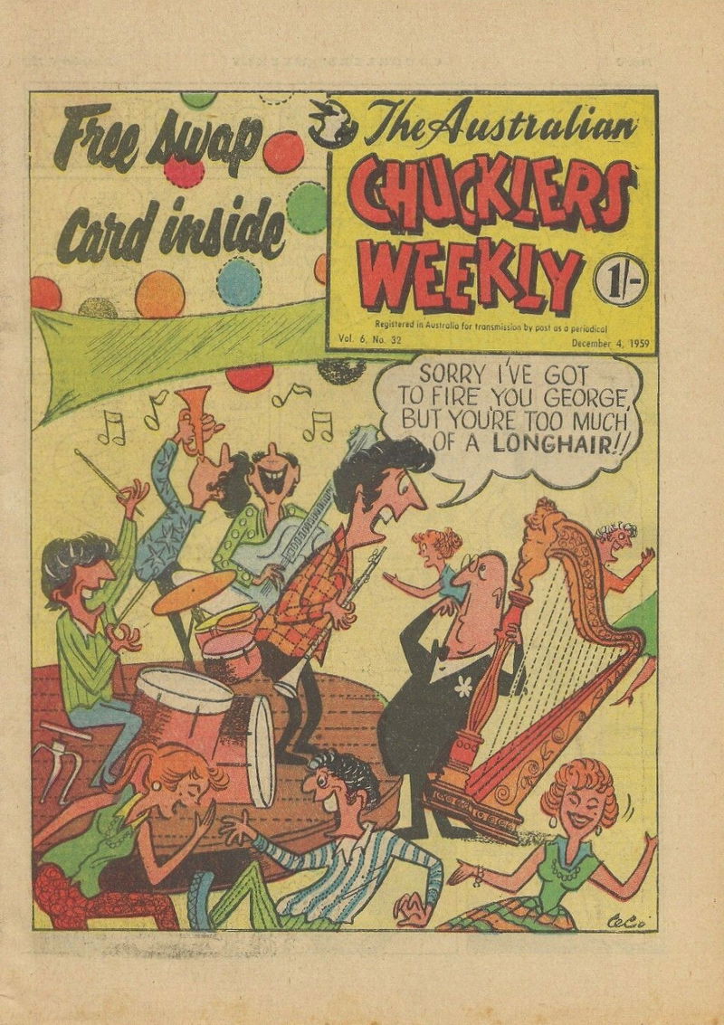 The Australian Chucklers Weekly (Chucklers, 1959 series) v6#32 (4 December 1959)