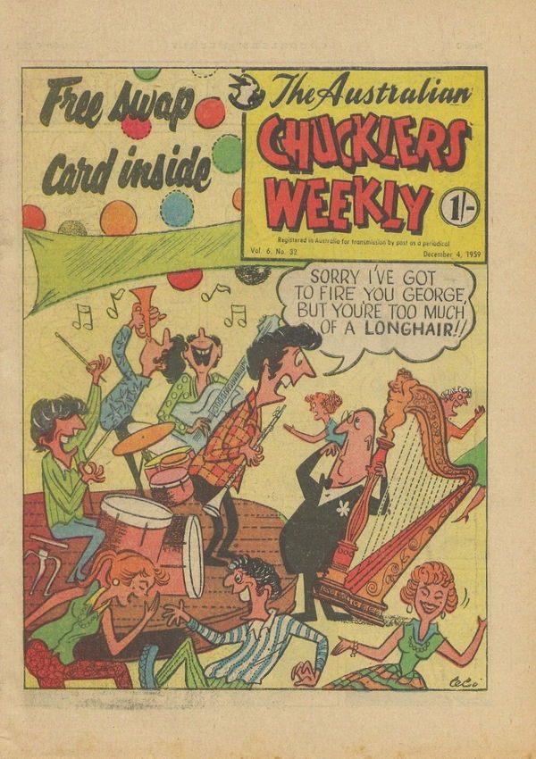 The Australian Chucklers Weekly (Chucklers, 1959 series) v6#32 (4 December 1959)