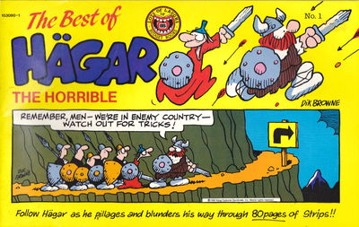 Hägar the Horrible (Budget Books, 1985 series)  #1 [153080-1] ([October 1985?]) — The Best of Hägar the Horrible