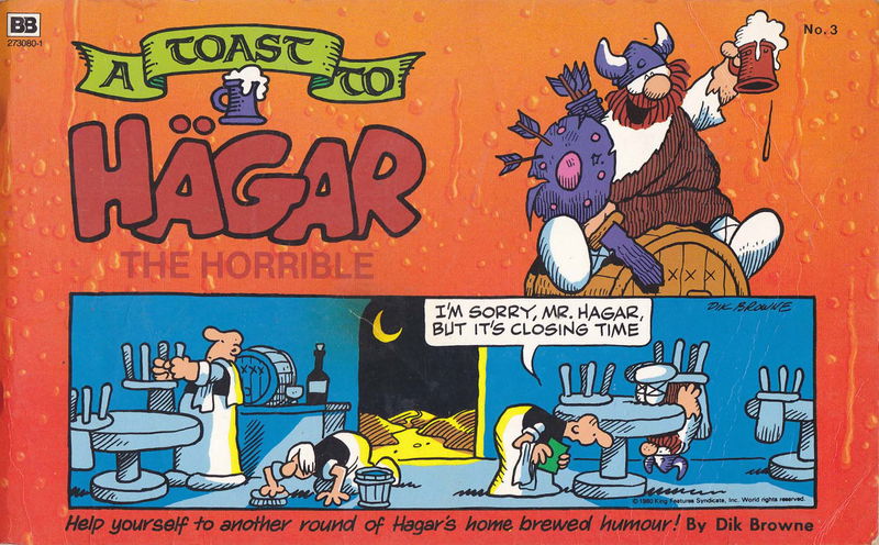 Hägar the Horrible (Budget Books, 1985? series) #3 [273080-1] (February 1986) — A Toast to Hägar the Horrible (February 1986)