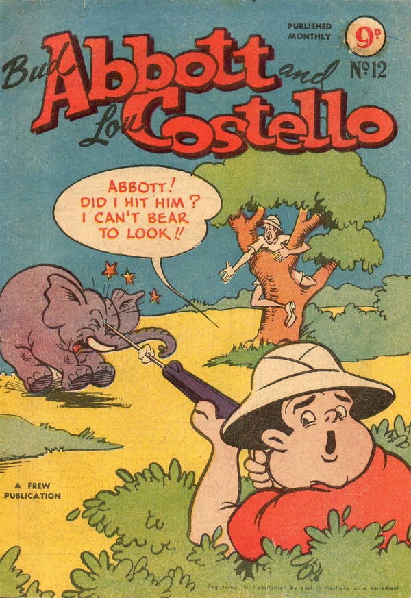 Bud Abbott and Lou Costello (Frew, 1955 series) #12 ([December 1955?])