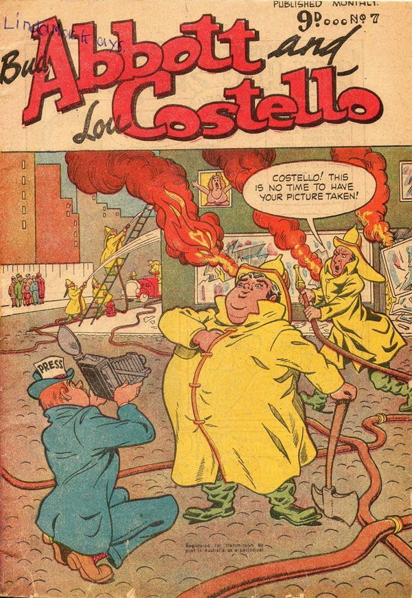 Bud Abbott and Lou Costello (M. Rubin, 1955 series) #7 ([1955?])