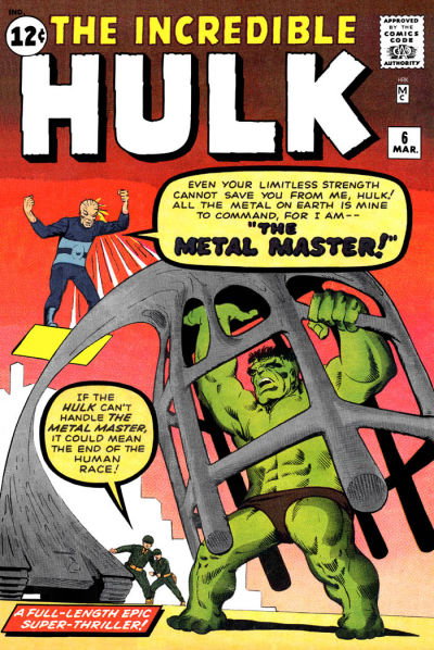 The Incredible Hulk  #6 (March 1963)
