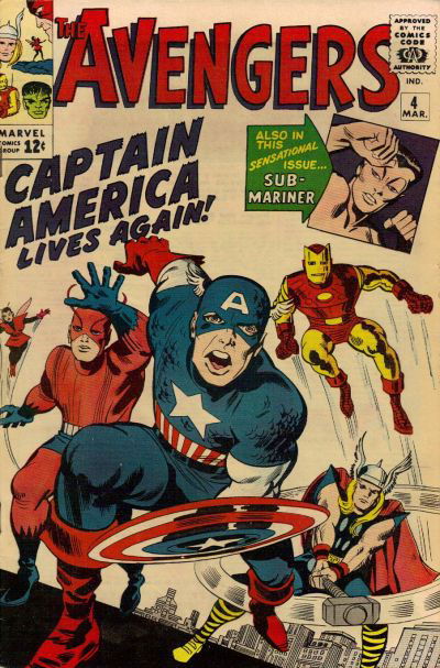 The Avengers (Marvel, 1963 series) #4 March 1964