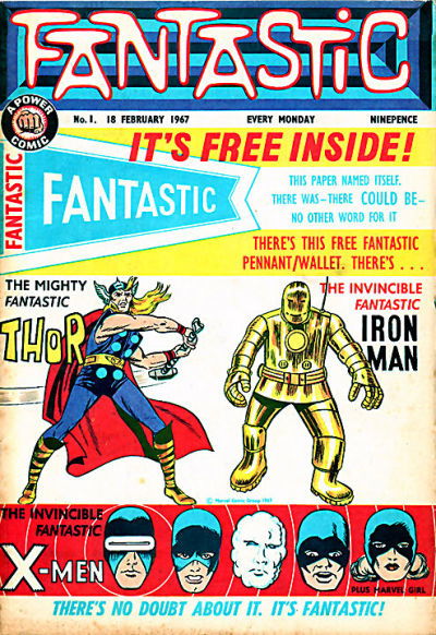 Fantastic (Odhams, 1967 series) #1 18 February 1967