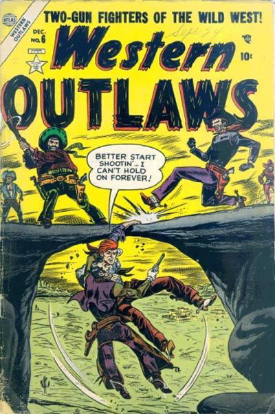 Western Outlaws (Warwick [Atlas], 1954 series) #6 (December 1954)