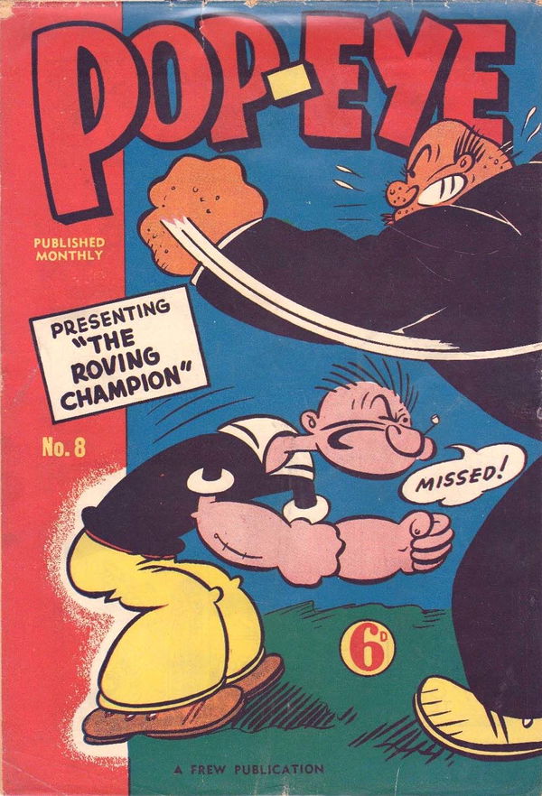 Pop-Eye (Frew, 1949 series) #8 (October 1949)