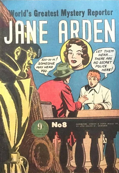 Jane Arden (Atlas, 1954 series) #8 [May 1955?]