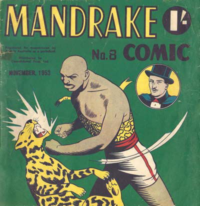 Mandrake Comic (Consolidated, 1953 series) #8 (November 1953)