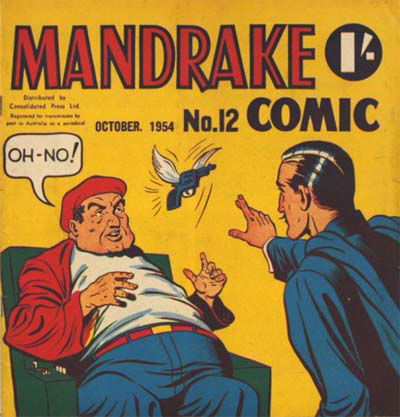 Mandrake Comic (Consolidated, 1953 series) #12 (October 1954)