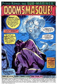 Doomsmasque (<span class="fw-500">Sub-Mariner</span>  #47 (March 1972)), page 1