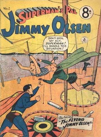 The Flying Jimmy Olsen!