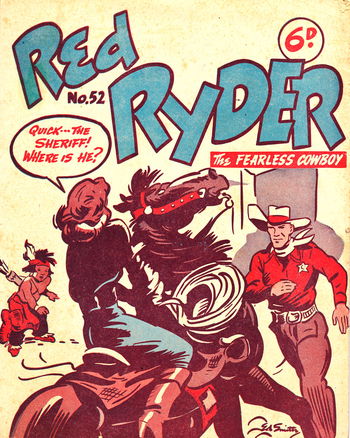 Red Ryder the Fearless Cowboy (Fitchett, 1941? series) #52 ([August 1945?])