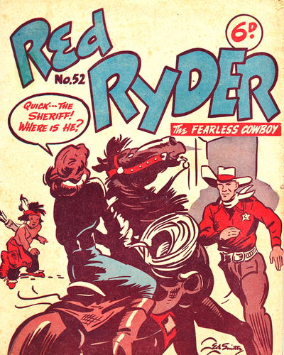 Red Ryder the Fearless Cowboy (Fitchett, 1941? series) #52 [August 1945?]