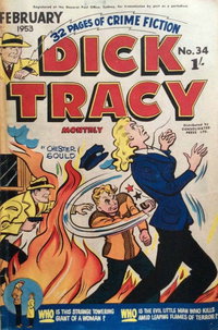 Dick Tracy Monthly (Illustrated, 1952 series)  #34 (February 1953)