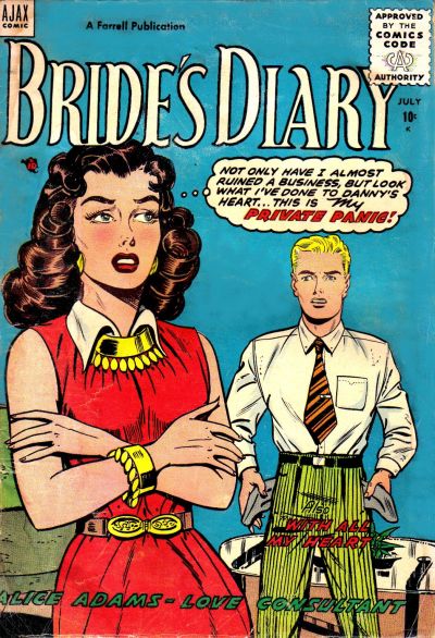 Bride's Diary  #5 (July 1955)