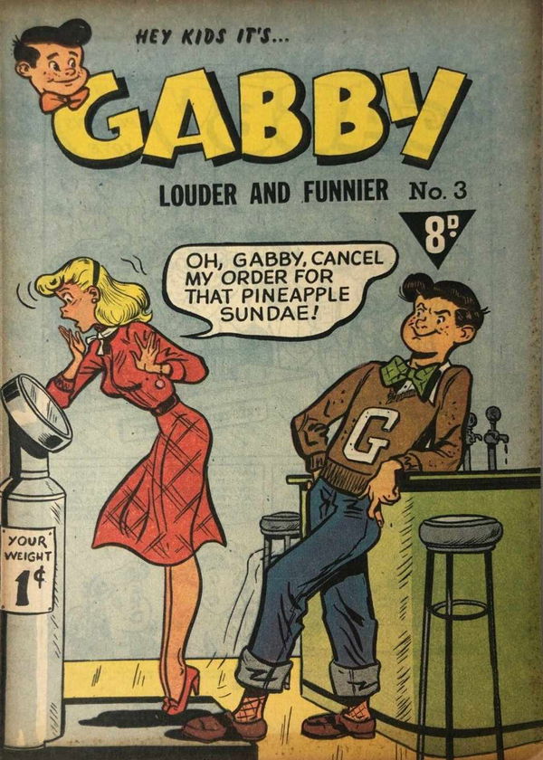 Gabby Louder and Funnier (Cleland, 1953? series) #3 ([1954?])