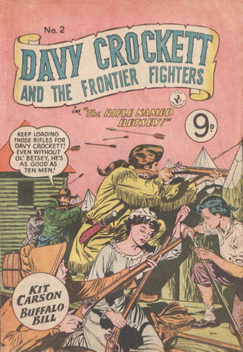 Davy Crockett and the Frontier Fighters (Colour Comics, 1956 series) #2 ([February 1956?])